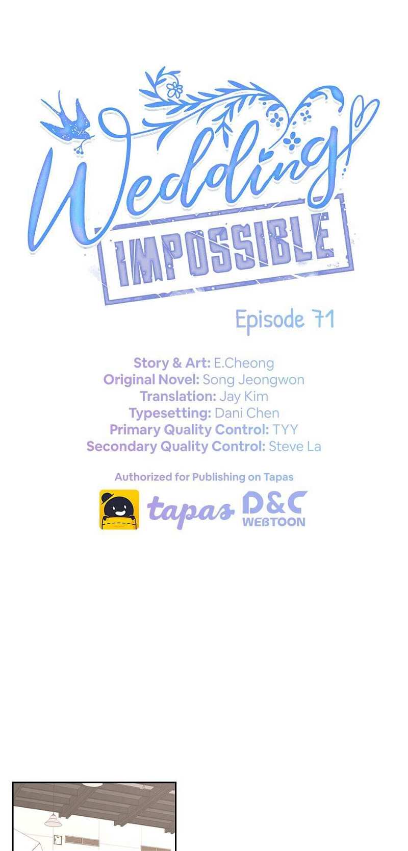 Wedding Impossible chapter 71 - page 1