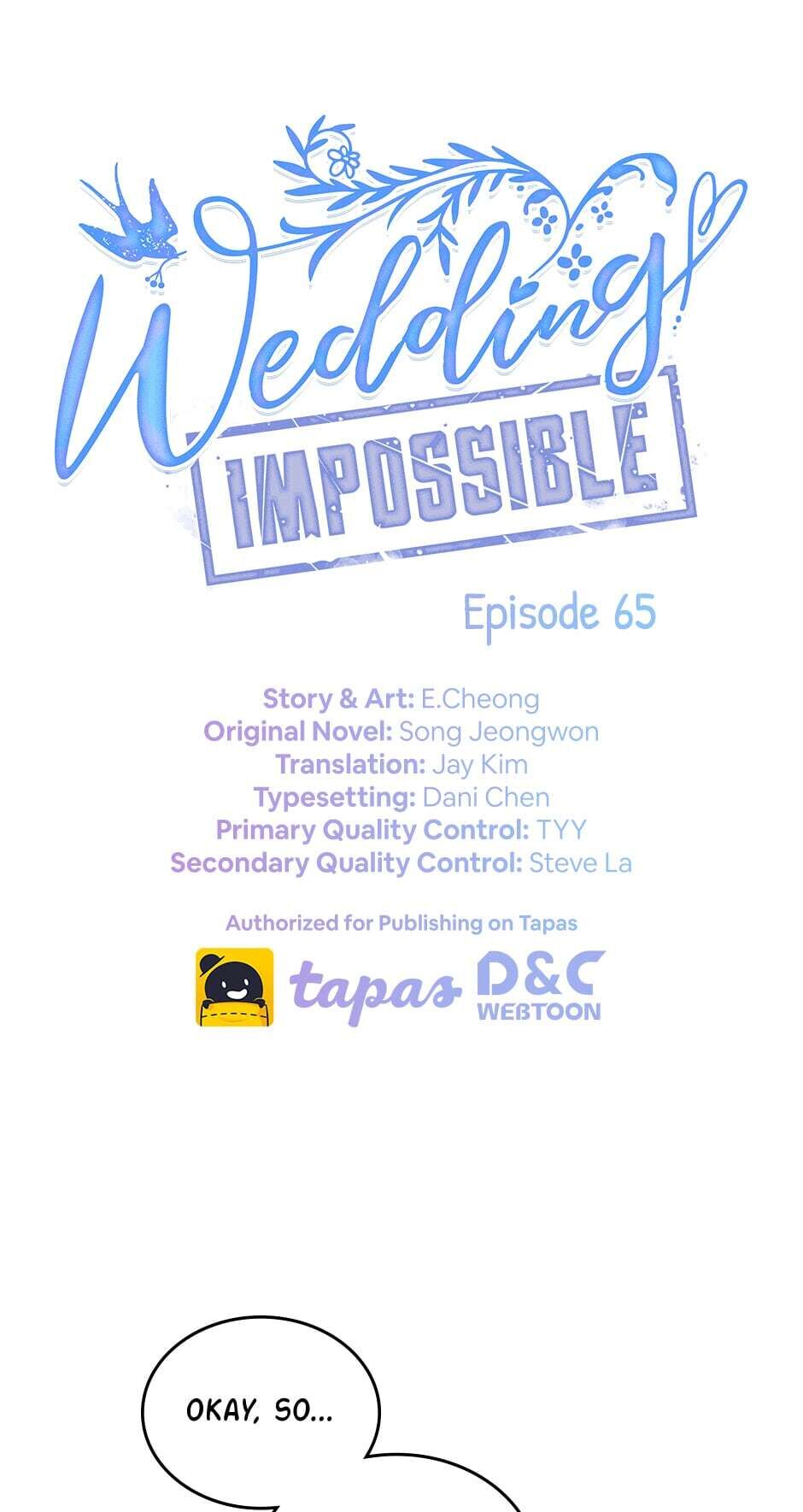 Wedding Impossible chapter 65 - page 1