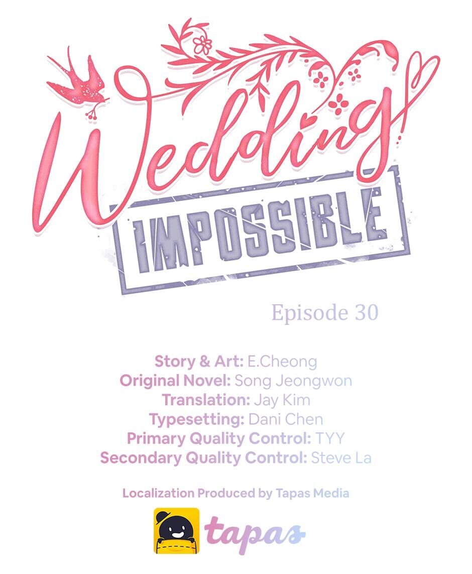 Wedding Impossible chapter 30 - page 1