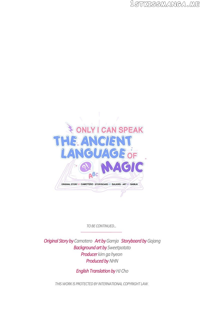 Only I Can Speak the Ancient Language of Magic Chapter 19 - page 69