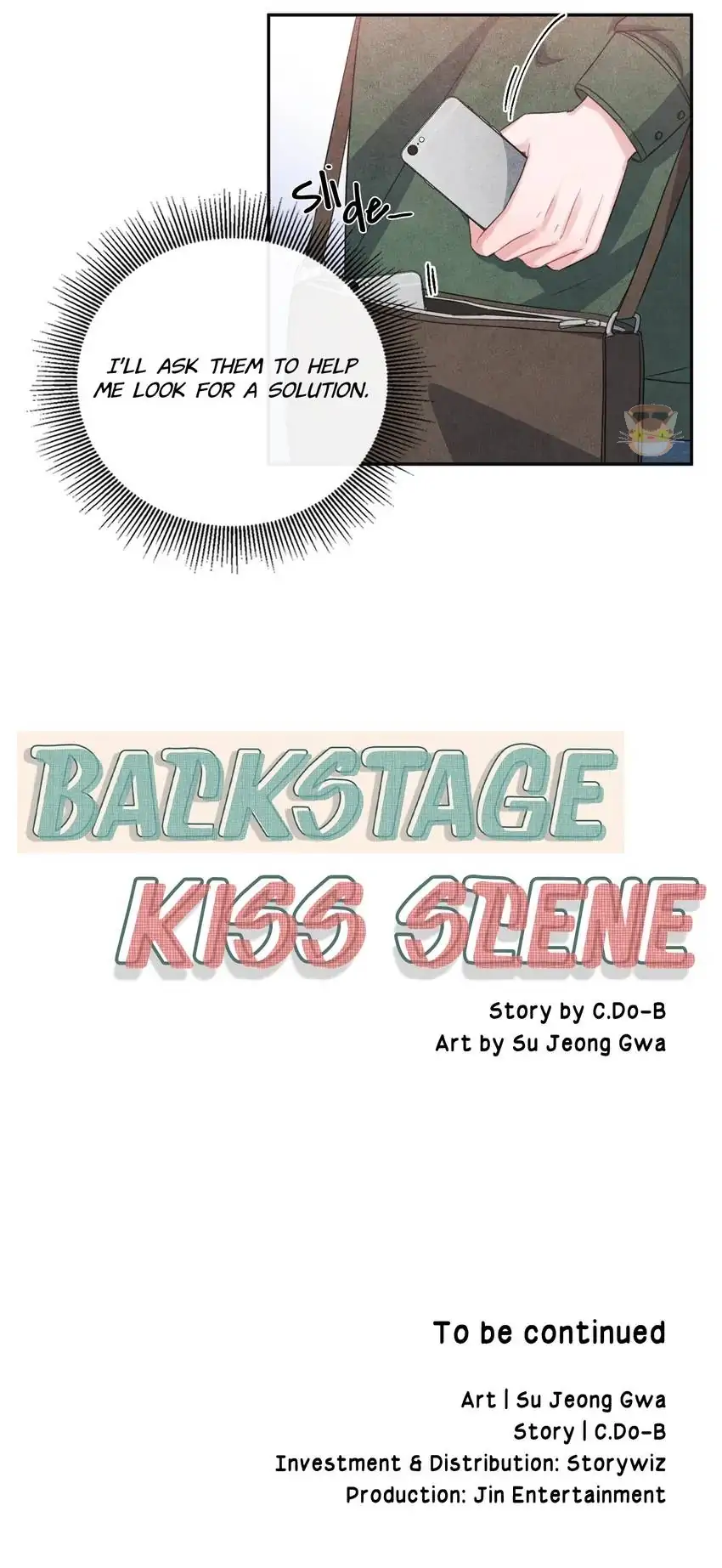 Backstage Kiss Scene Chapter 39 - page 36