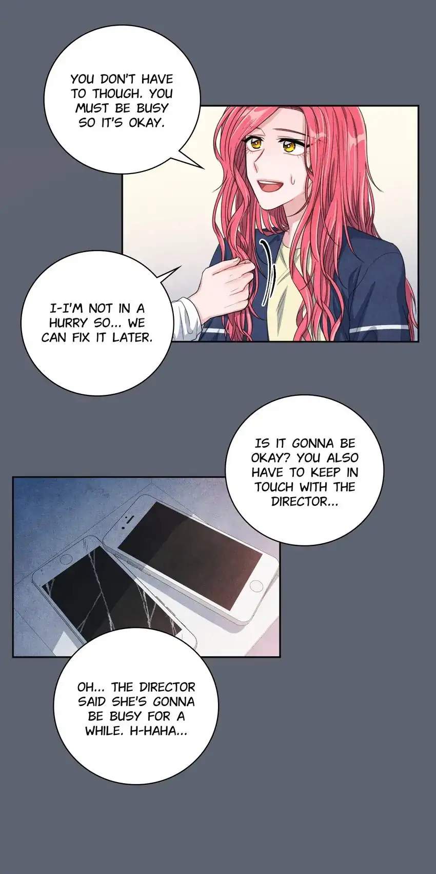 Backstage Kiss Scene Chapter 36 - page 8