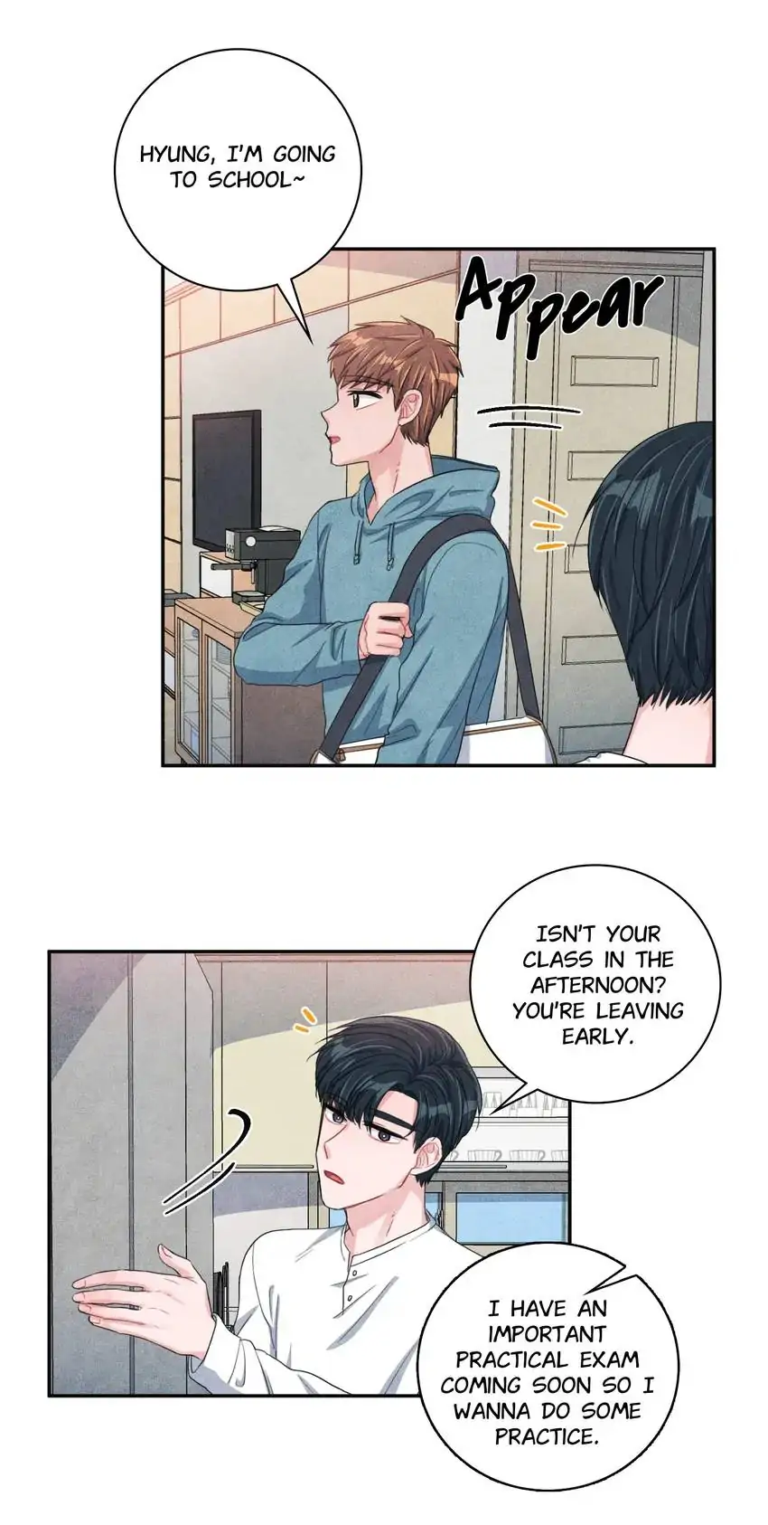 Backstage Kiss Scene Chapter 35 - page 23