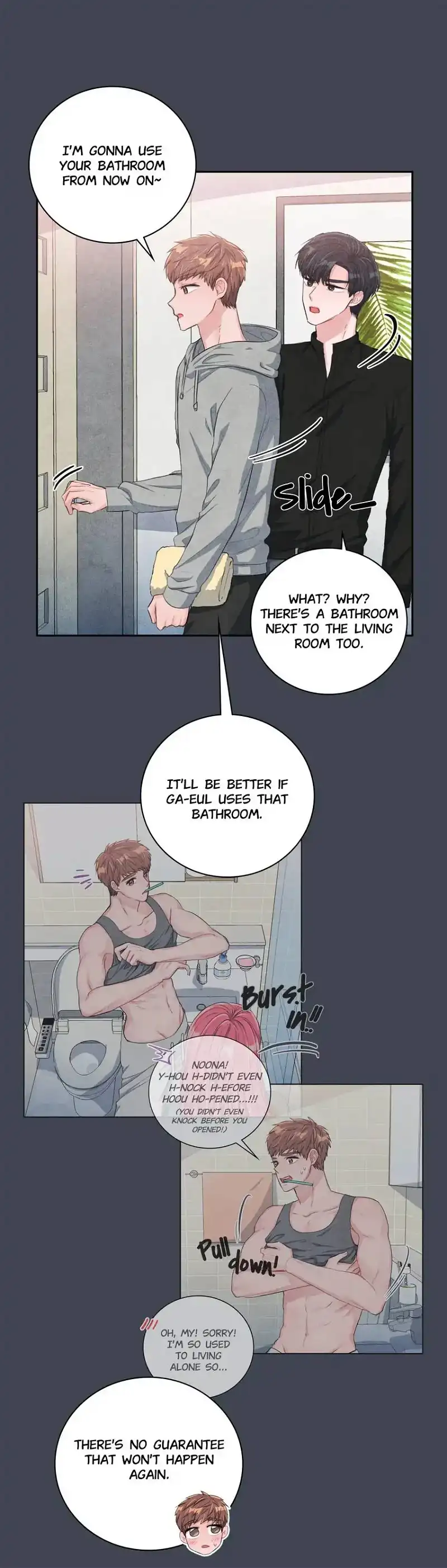 Backstage Kiss Scene Chapter 27 - page 19
