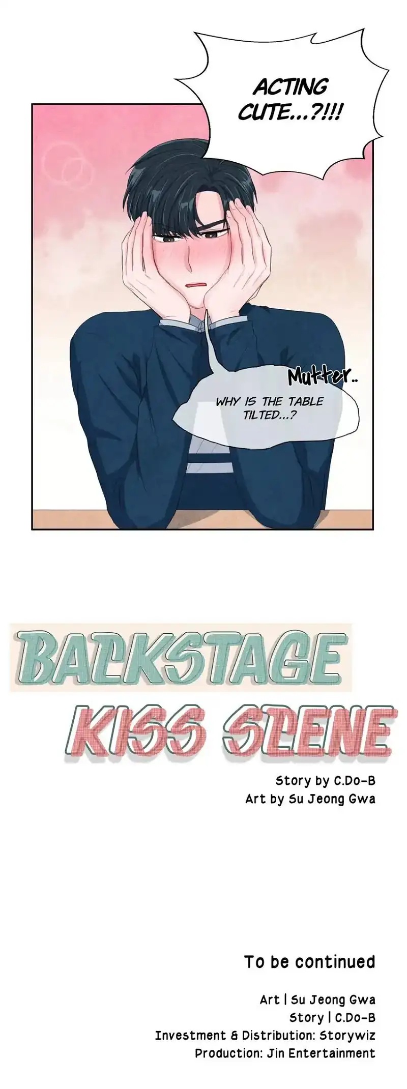 Backstage Kiss Scene Chapter 25 - page 31