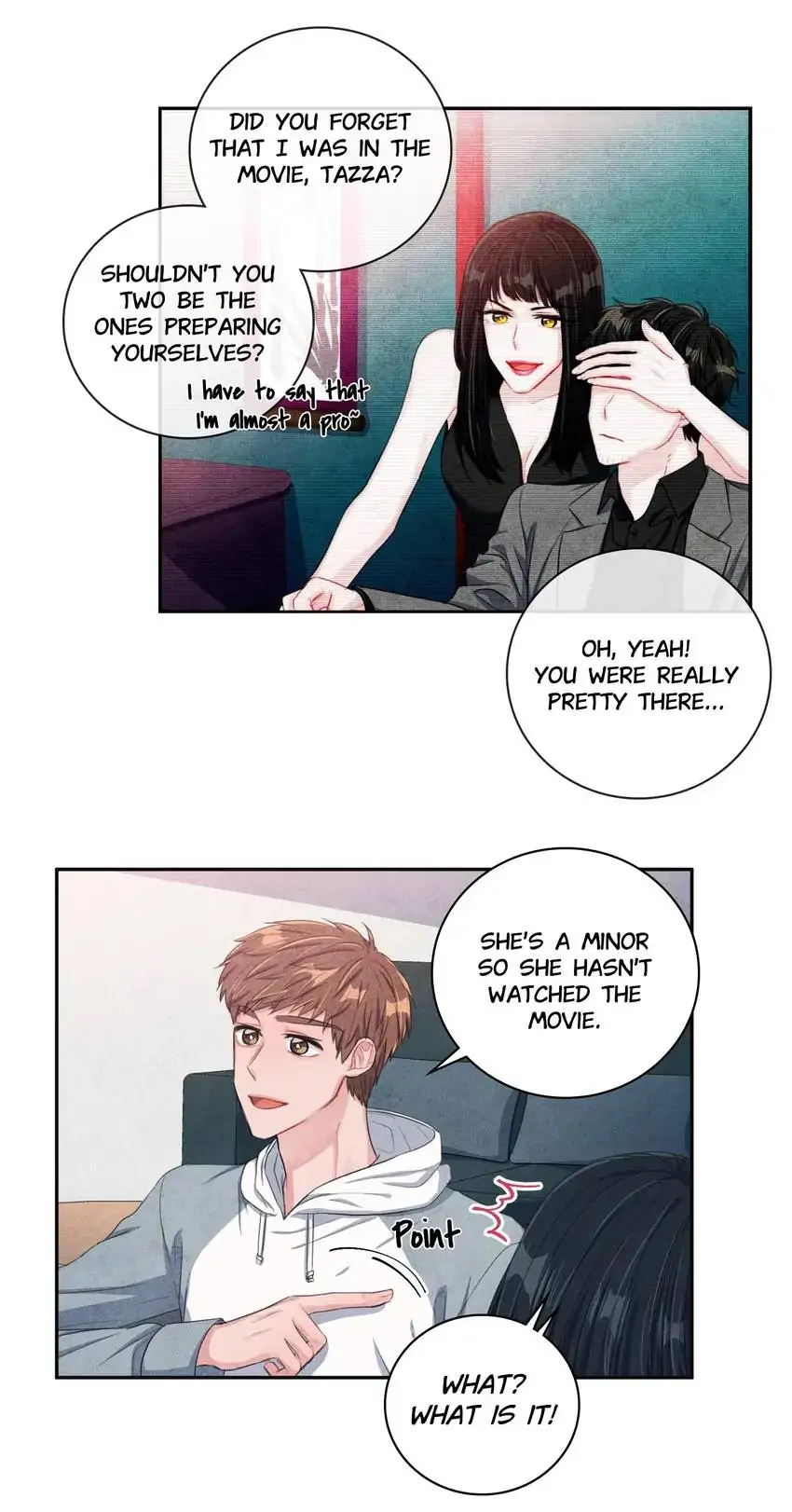 Backstage Kiss Scene Chapter 18 - page 20