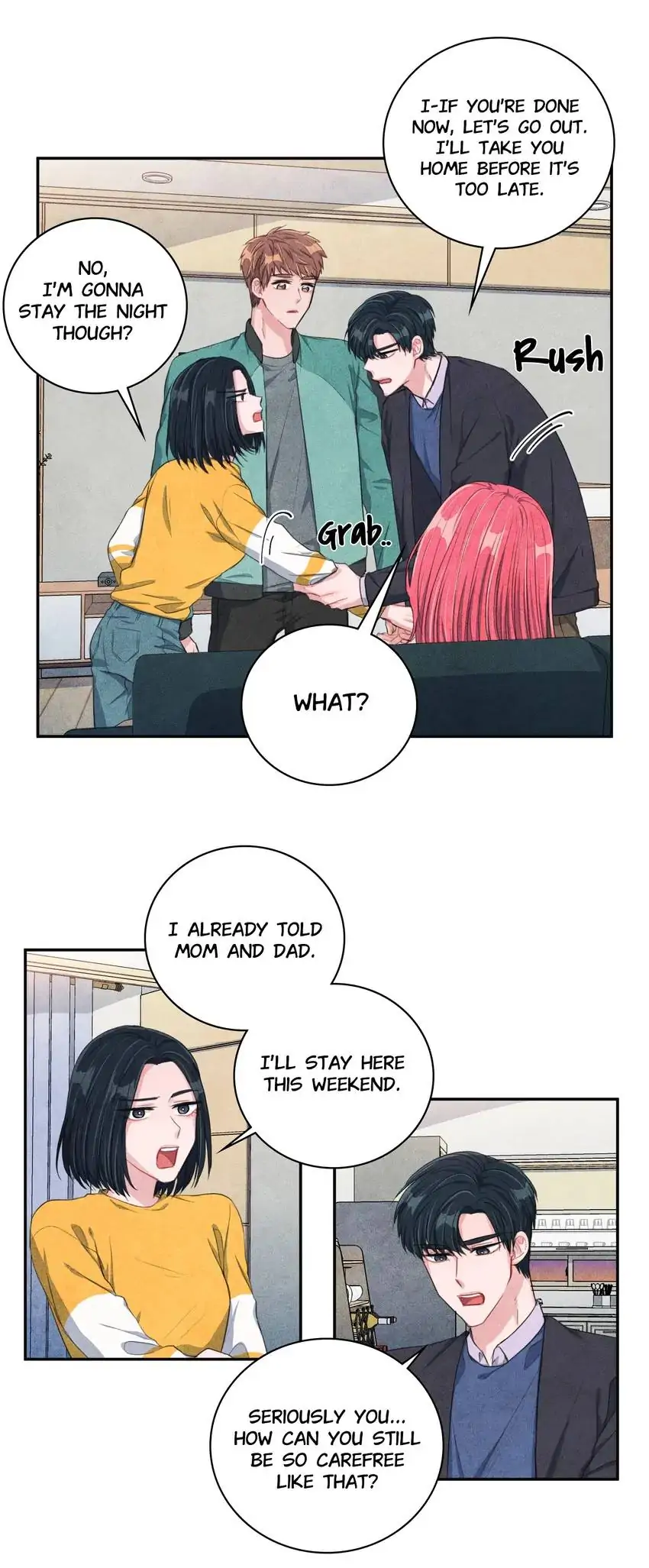 Backstage Kiss Scene Chapter 15 - page 22