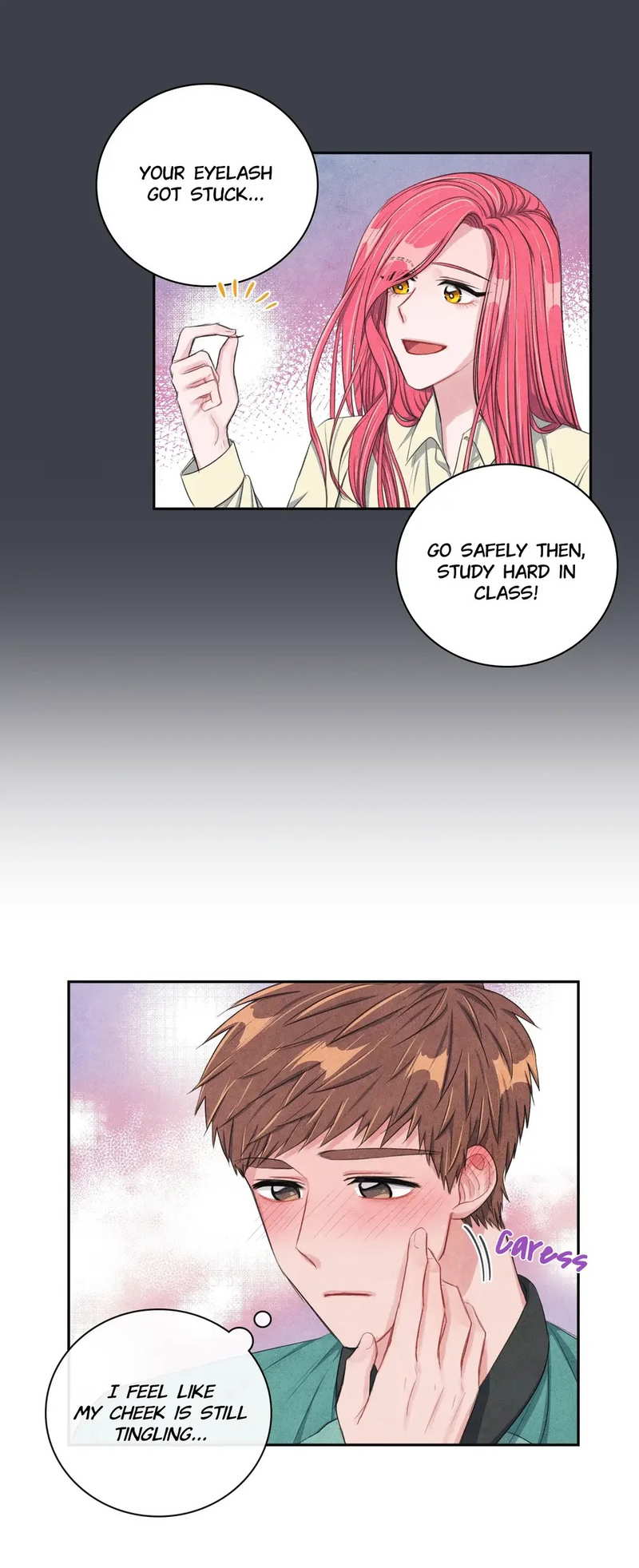 Backstage Kiss Scene Chapter 14 - page 18