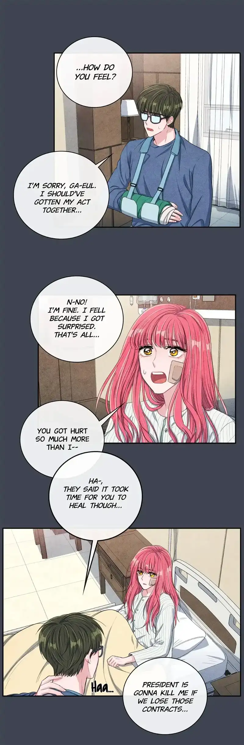 Backstage Kiss Scene Chapter 8 - page 17
