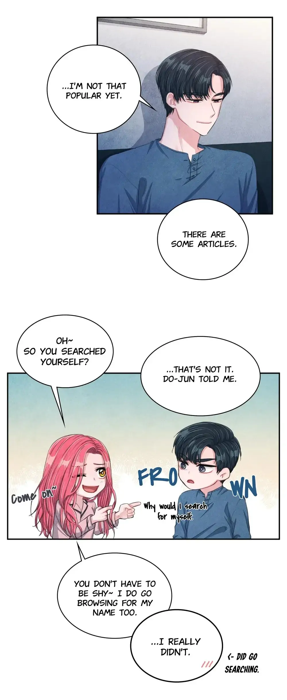 Backstage Kiss Scene Chapter 7 - page 7