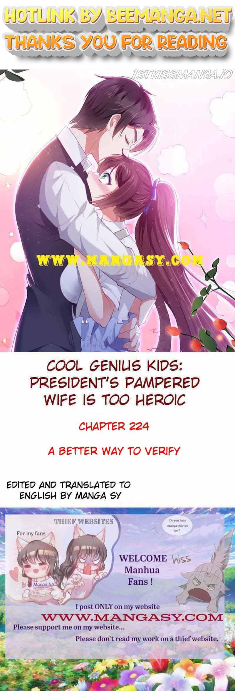 Genius cool treasure: President’s wife is too powerful Chapter 224 - page 1