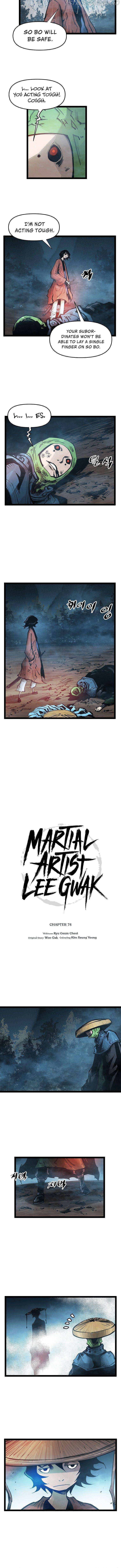 Martial Artist Lee Gwak Chapter 74 - page 6