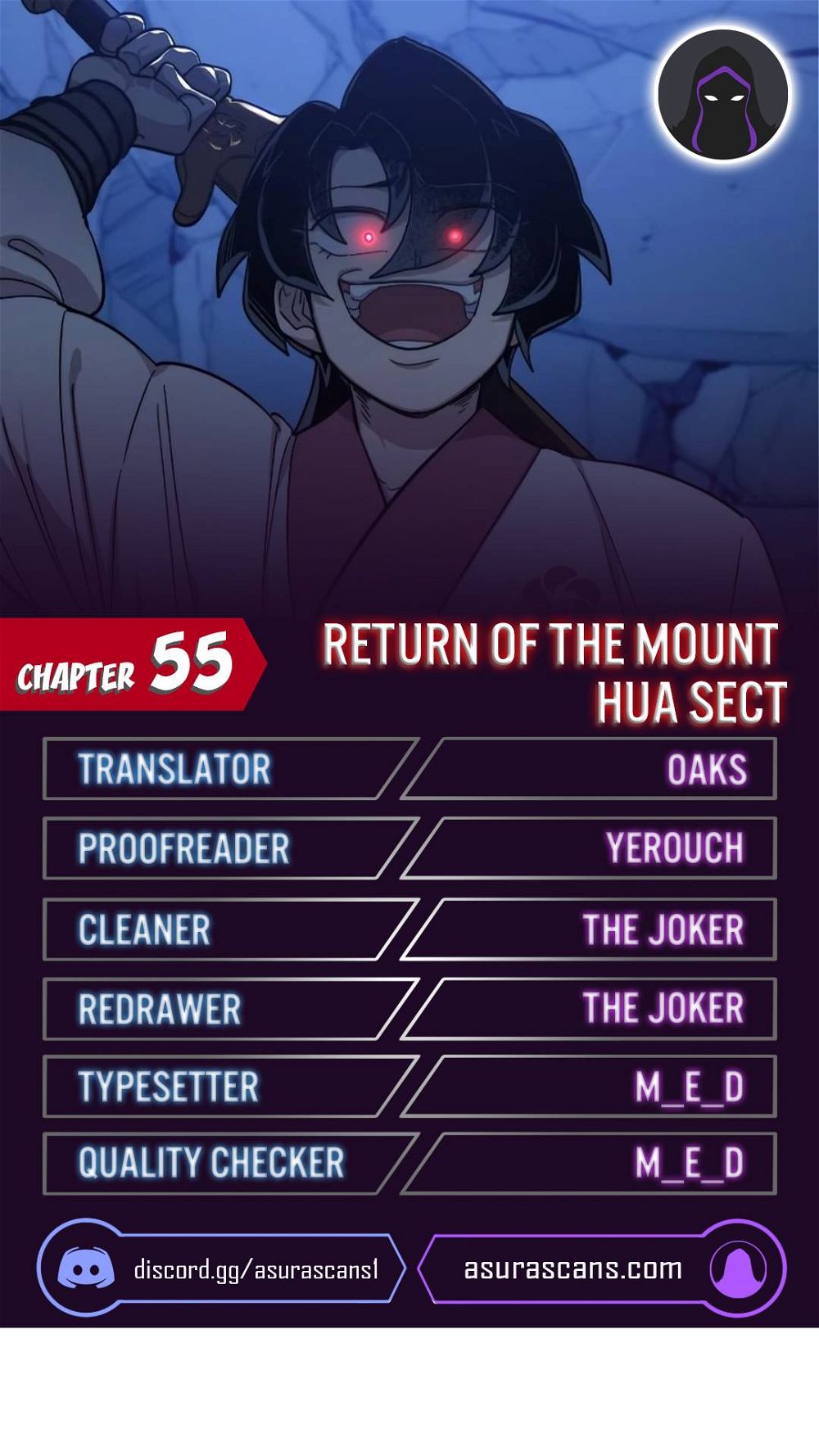 Return of the Mount Hua Sect chapter 55 - page 1