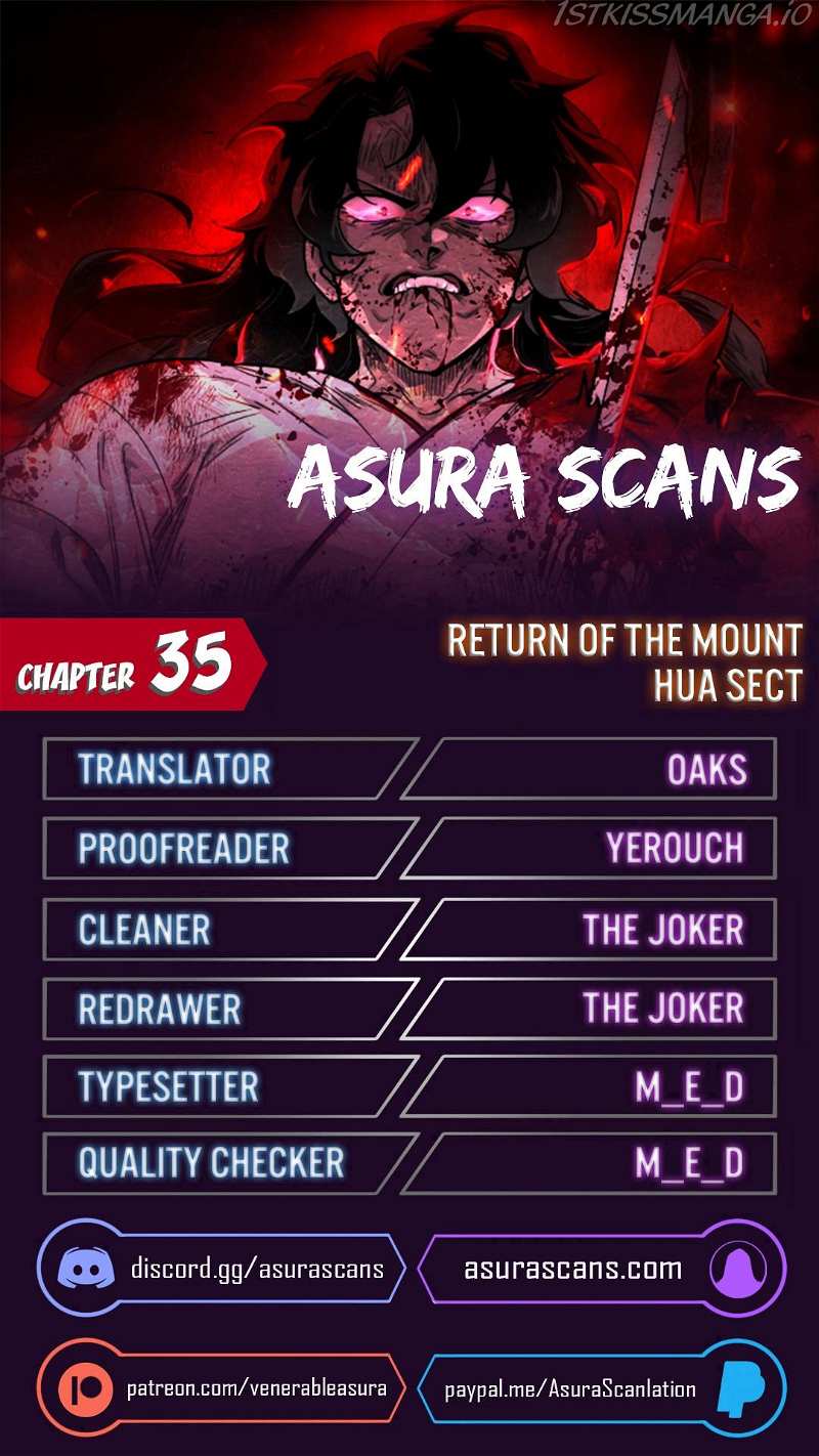 Return of the Mount Hua Sect chapter 35 - page 1