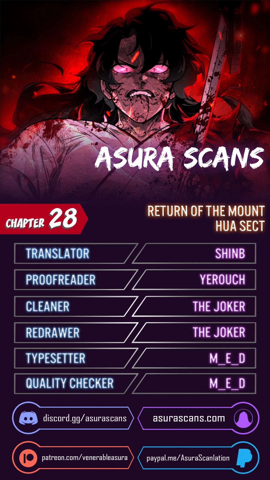 Return of the Mount Hua Sect chapter 28 - page 1