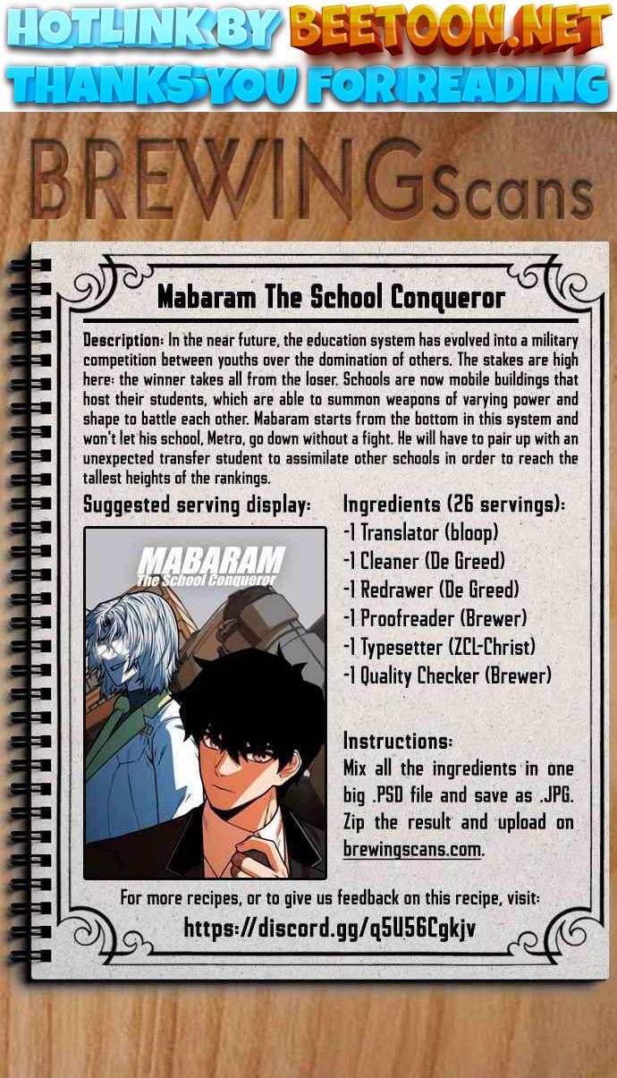 Mabaram The School Conqueror Chapter 26 - page 1