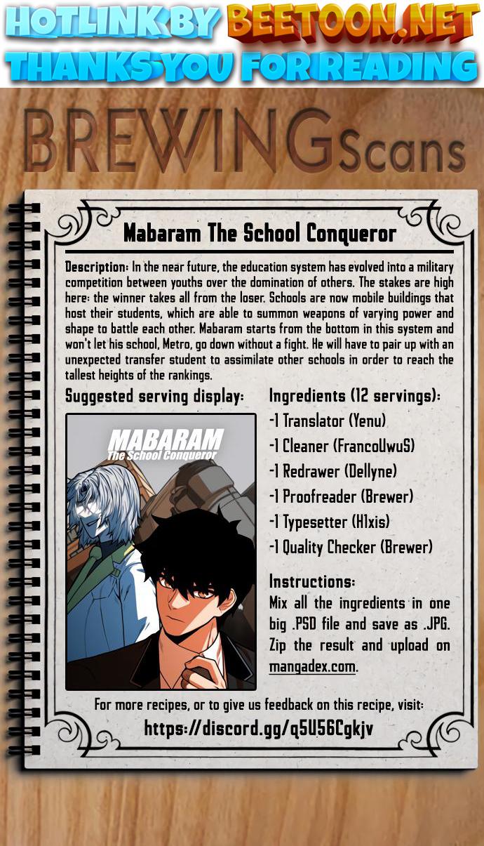 Mabaram The School Conqueror Chapter 12 - page 1