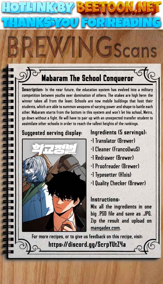 Mabaram The School Conqueror Chapter 5 - page 1