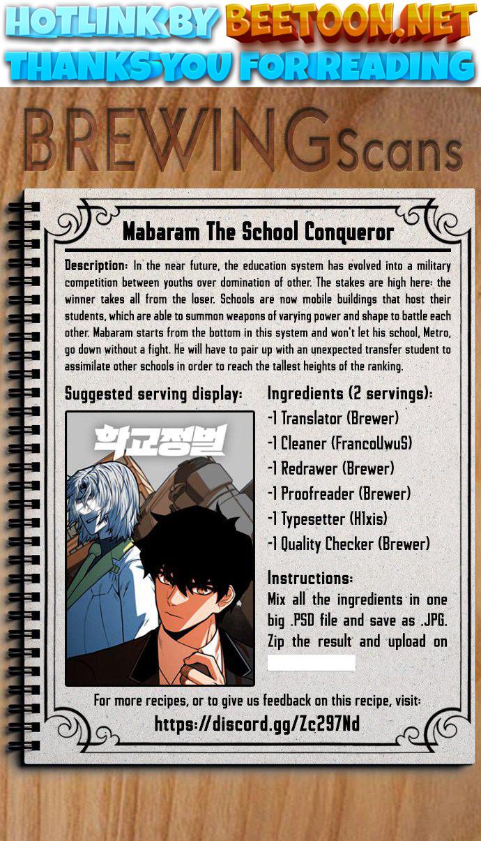 Mabaram The School Conqueror Chapter 2 - page 1