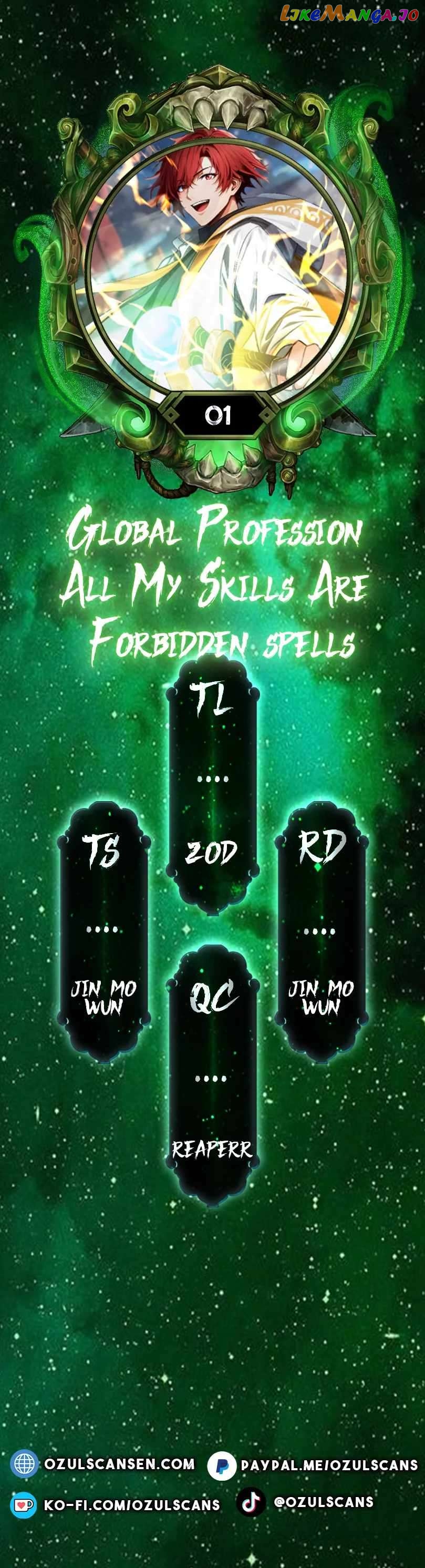 Global Profession: All My Skills Are Forbidden spells Chapter 1 - page 1