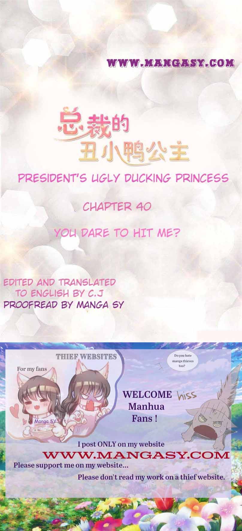 President’s Ugly Duckling Princess Chapter 40 - page 1