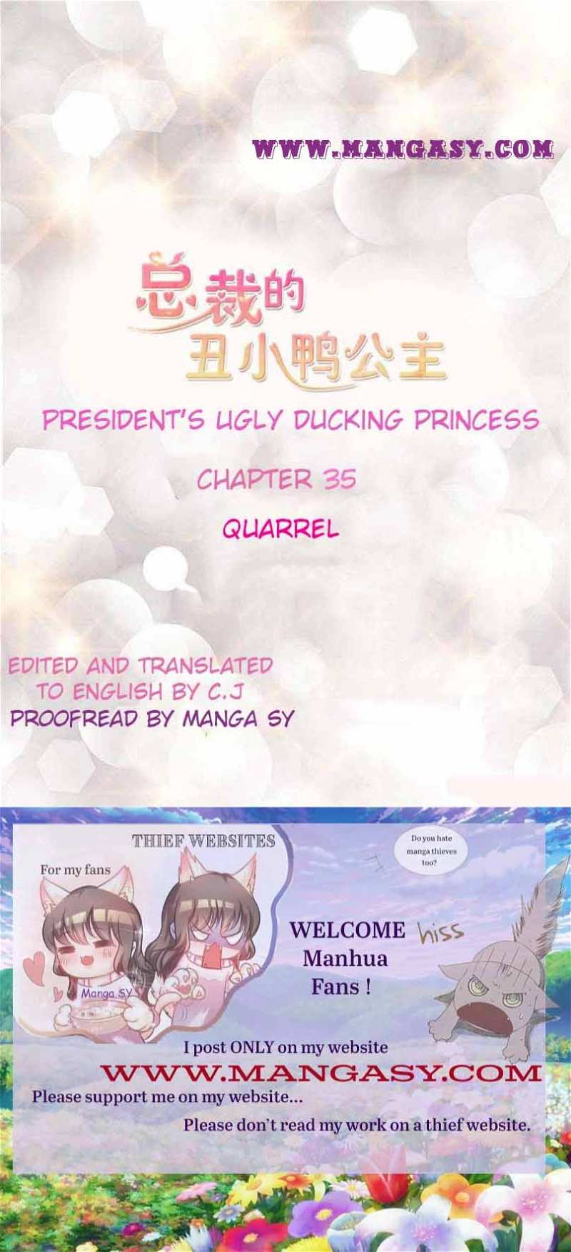 President’s Ugly Duckling Princess Chapter 34 - page 1