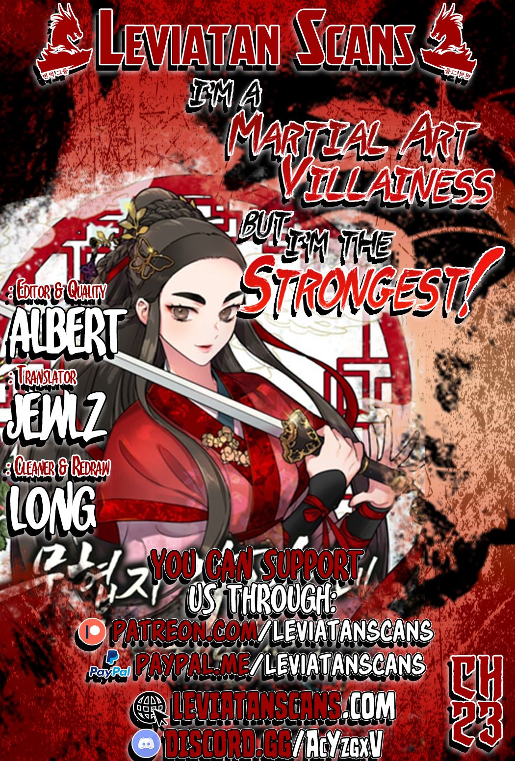 I’m a Martial Art Villainess but I’m the Strongest! Chapter 23 - page 1