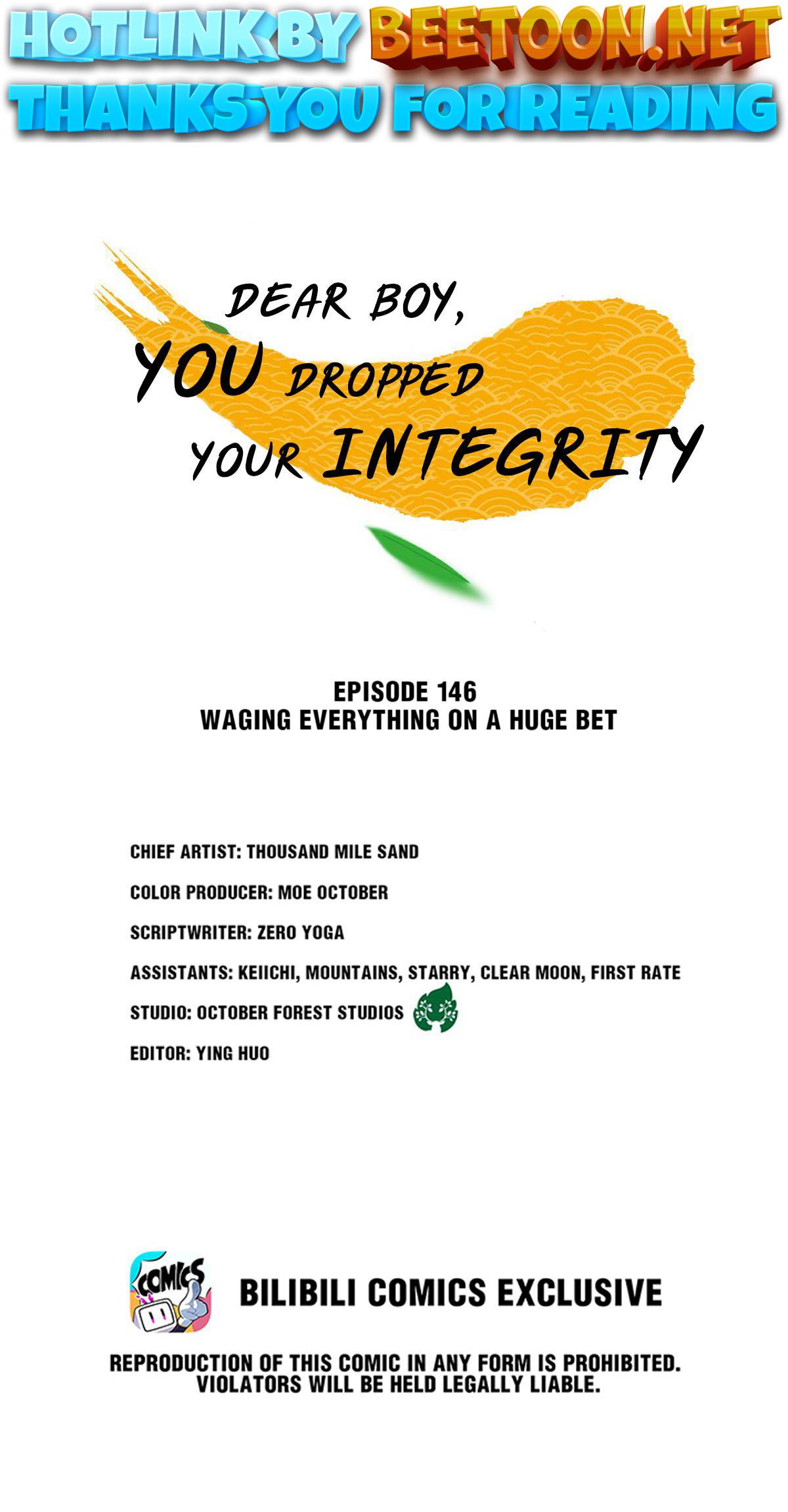 Dear Boy, You Dropped Your Integrity Chapter 164 - page 1