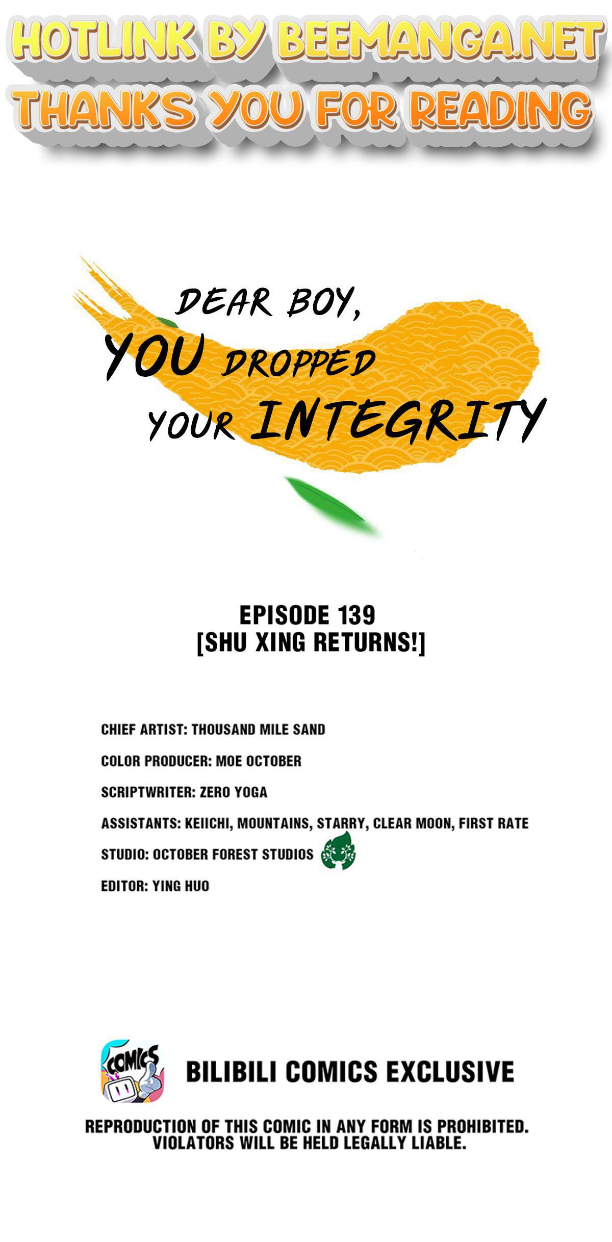 Dear Boy, You Dropped Your Integrity Chapter 157 - page 1