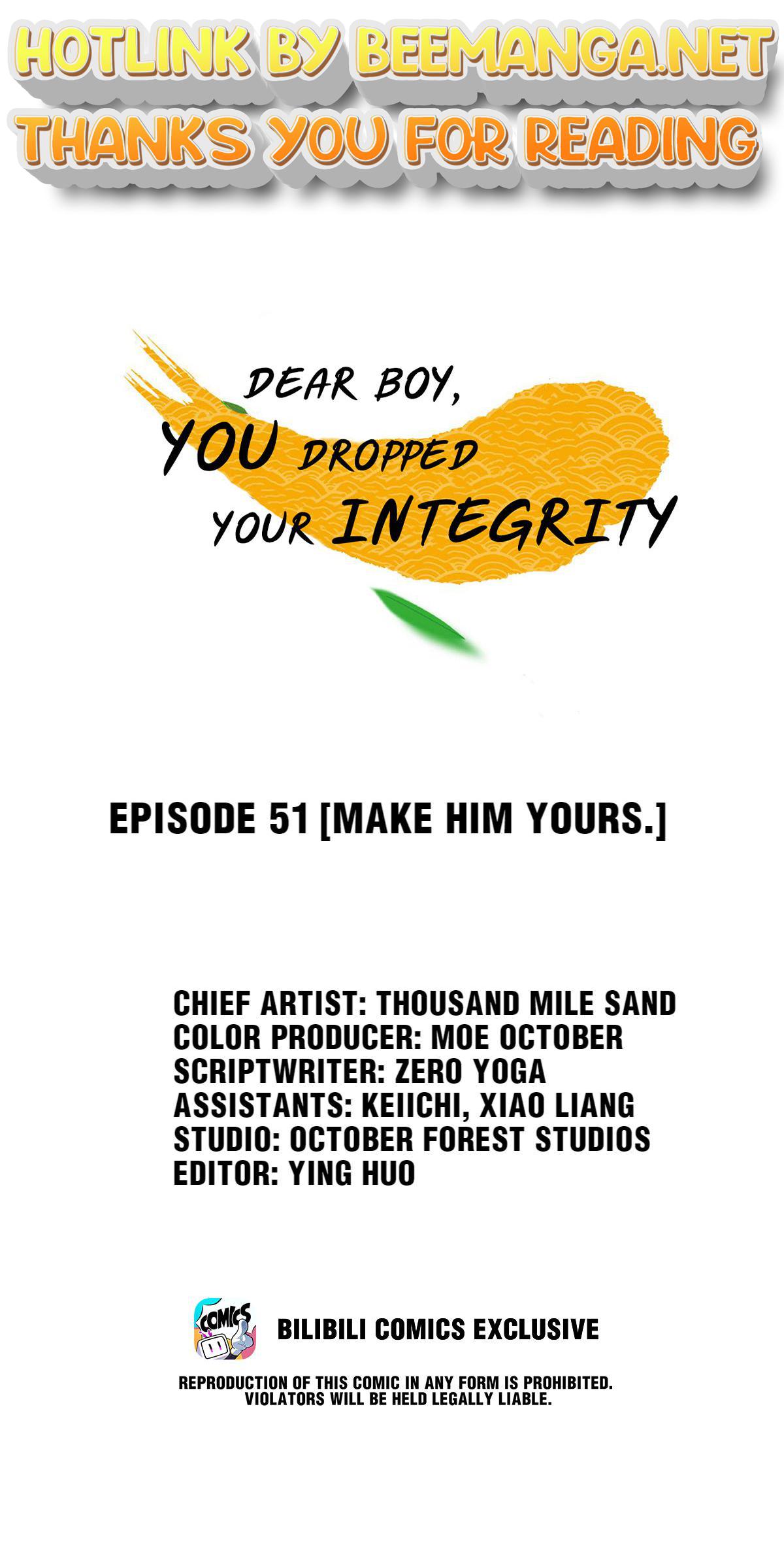 Dear Boy, You Dropped Your Integrity Chapter 54 - page 1