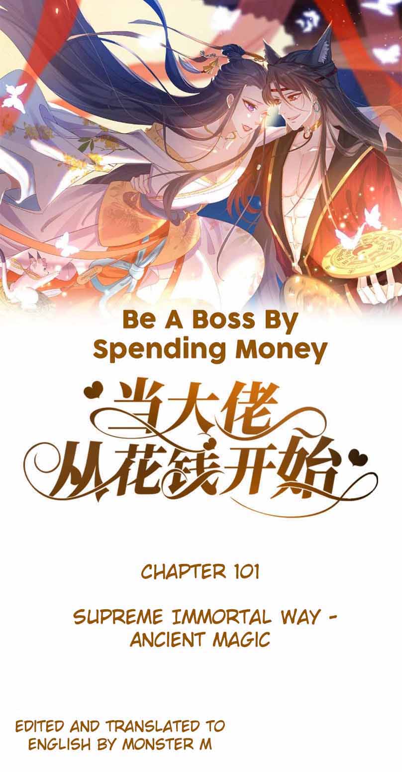 Becoming a Big Boss Starts with Spending Money Chapter 101 - page 1