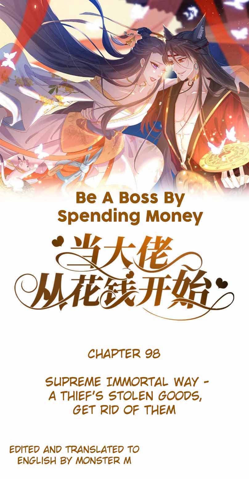 Becoming a Big Boss Starts with Spending Money Chapter 98 - page 1