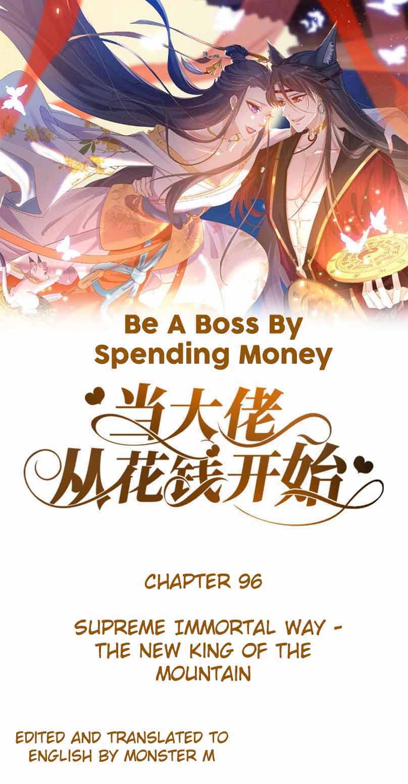 Becoming a Big Boss Starts with Spending Money Chapter 96 - page 1
