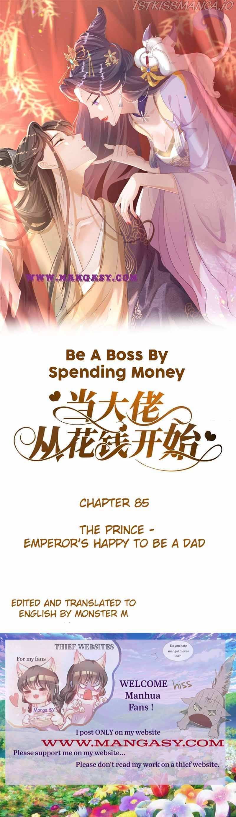 Becoming a Big Boss Starts with Spending Money Chapter 85 - page 1