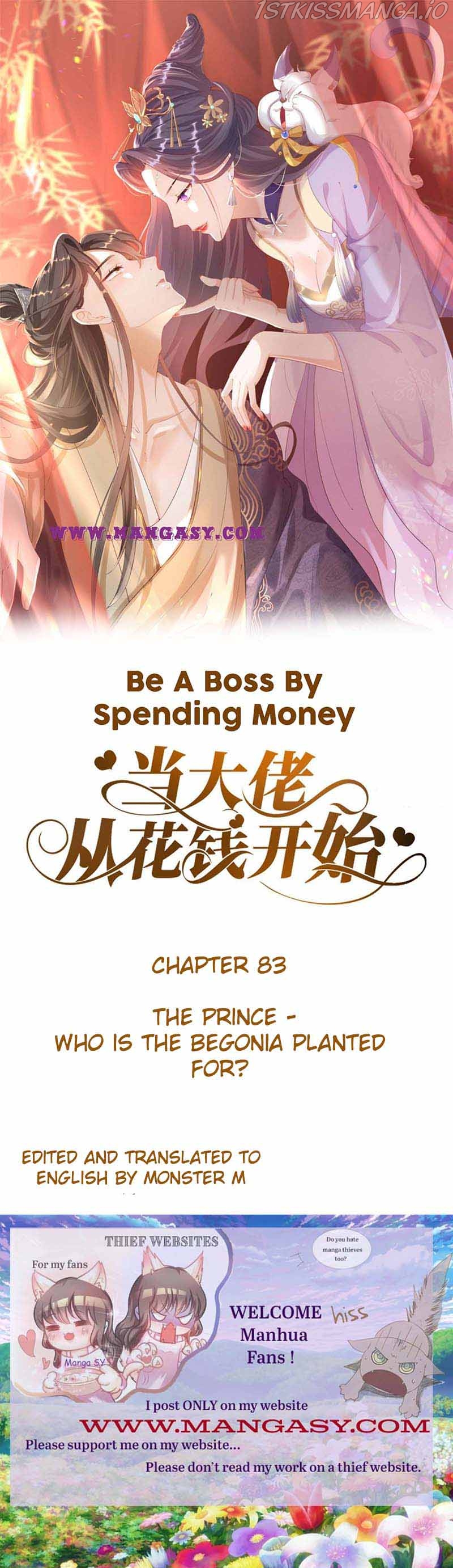 Becoming a Big Boss Starts with Spending Money Chapter 83 - page 1