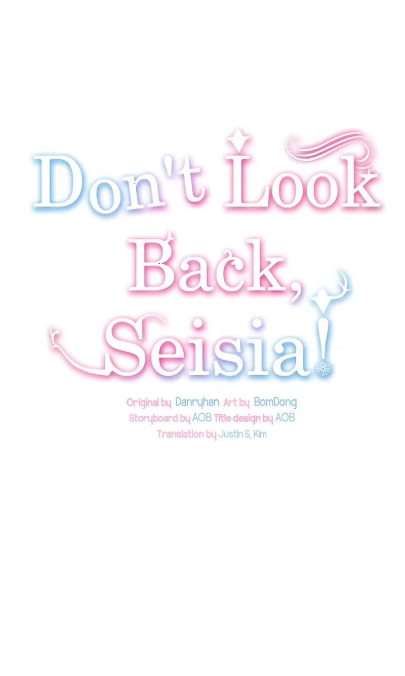 Don’t Look Back, Seisia! Chapter 20 - page 1