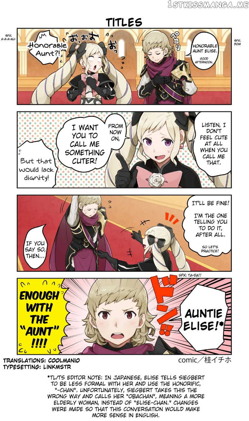 Fire Emblem Heroes Daily Lives of the Heroes chapter 54 - page 1