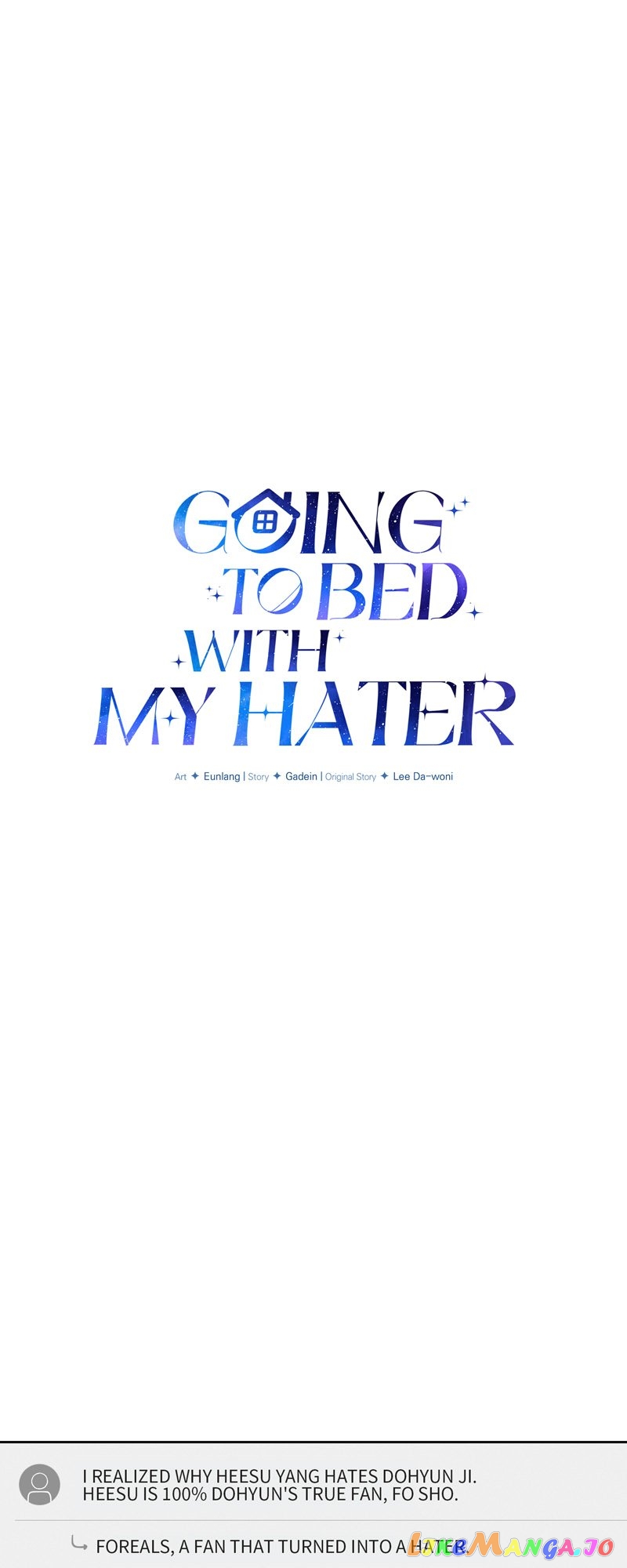 Going To Bed With My Hater Chapter 10 - page 1