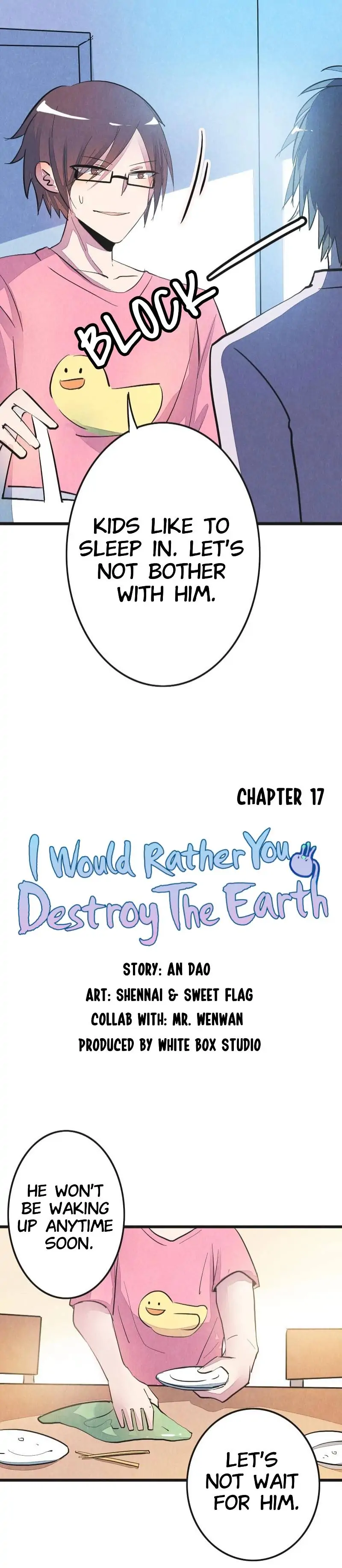 You’d better destroy the Earth Chapter 17 - page 2