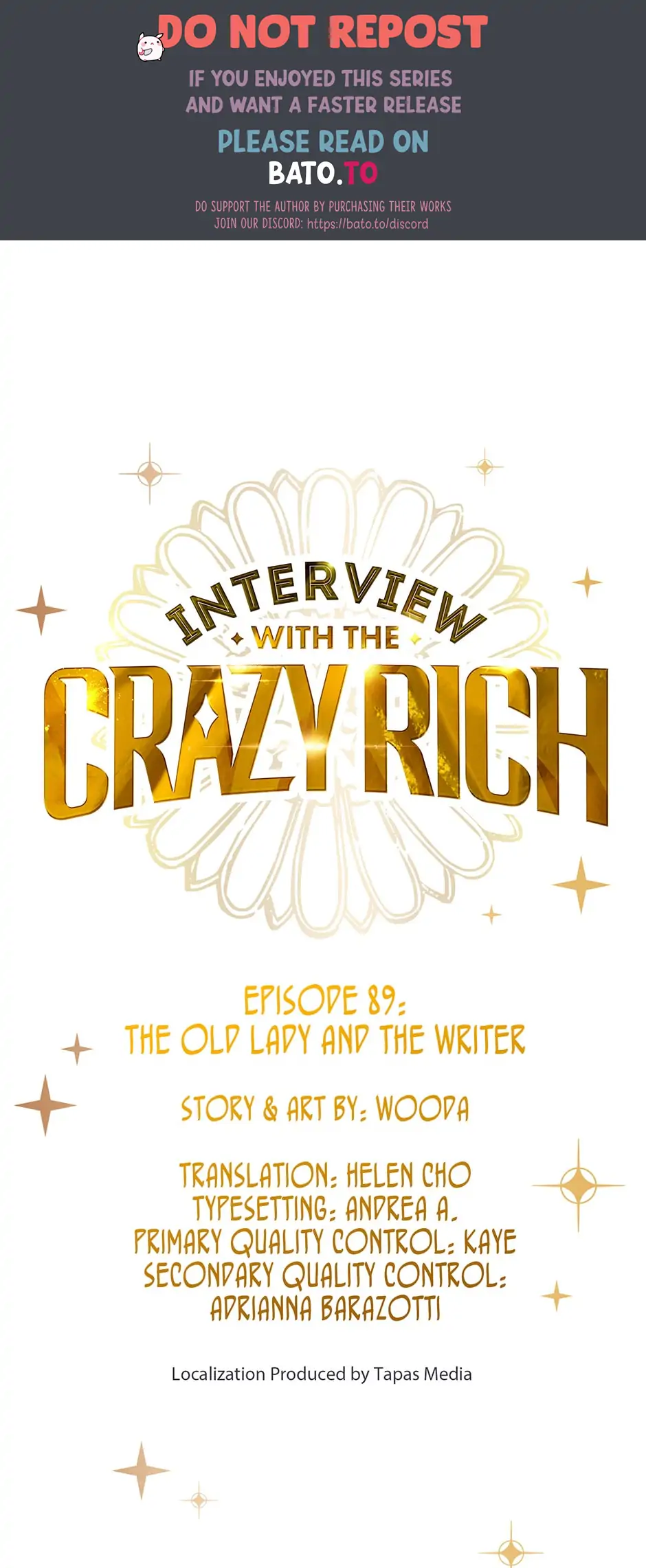 Interview with the Crazy Rich Chapter 89 - page 1