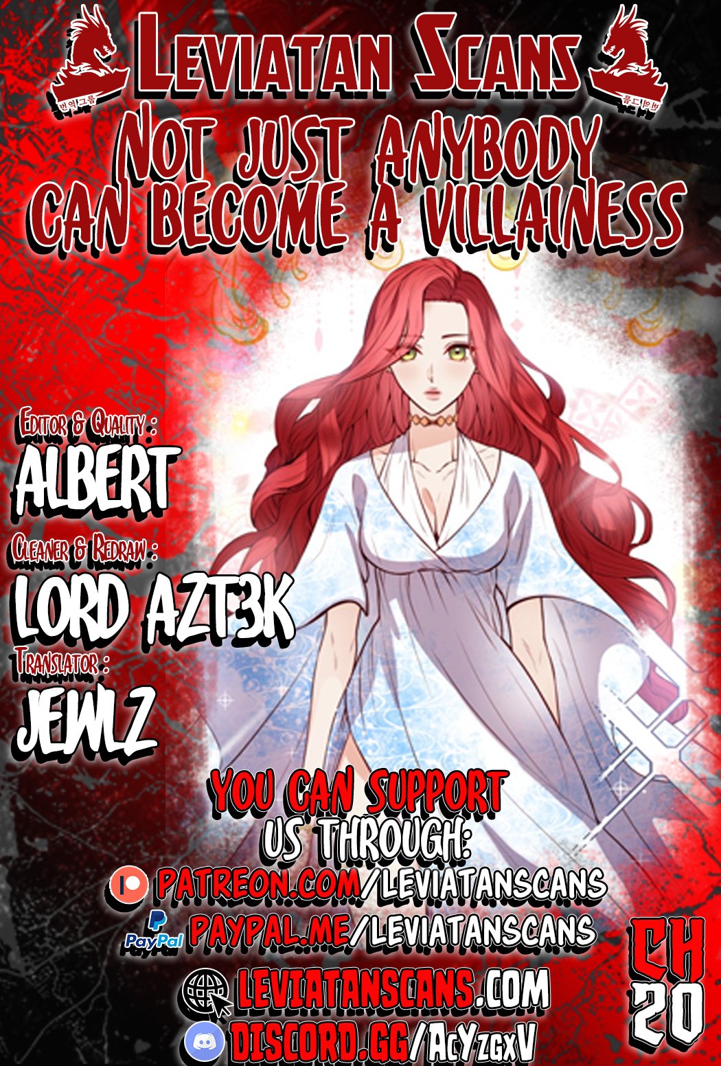 Anyone Can Become a Villainess chapter 20 - page 1