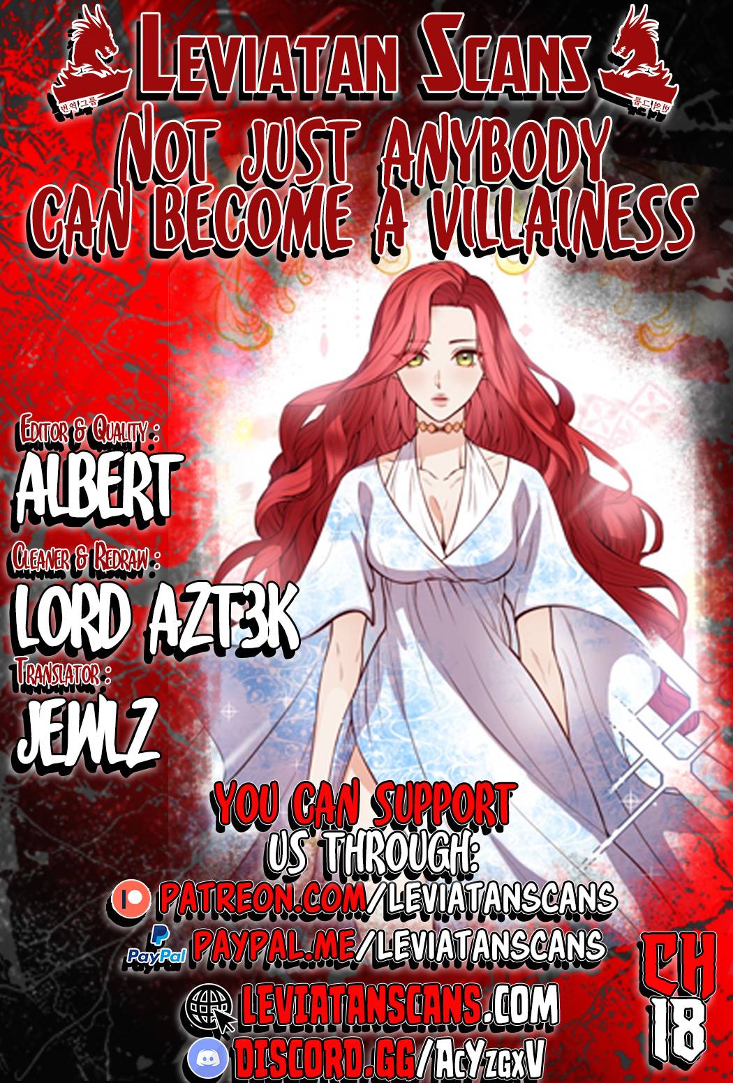 Anyone Can Become a Villainess chapter 18 - page 1