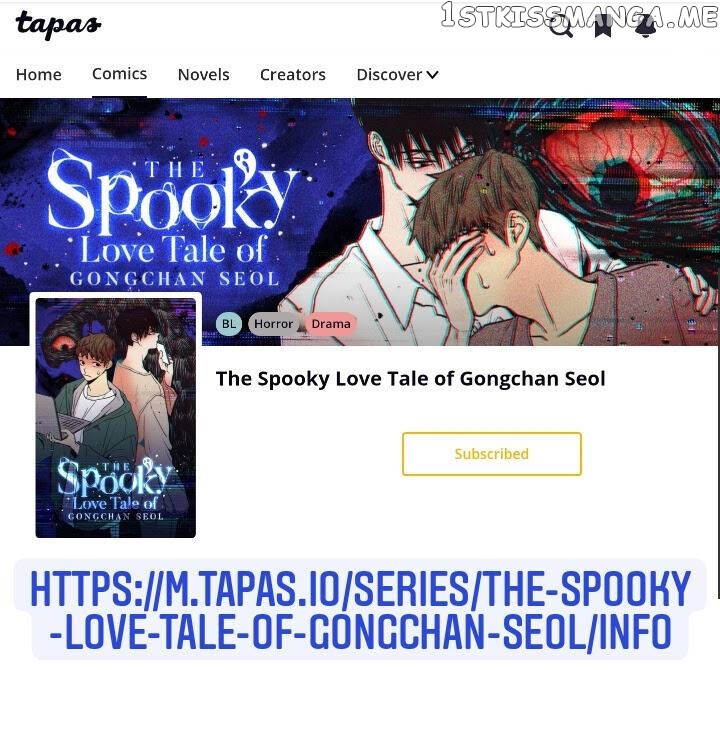 The Spooky Love Tale Of Gongchan Seol chapter 35 - page 1