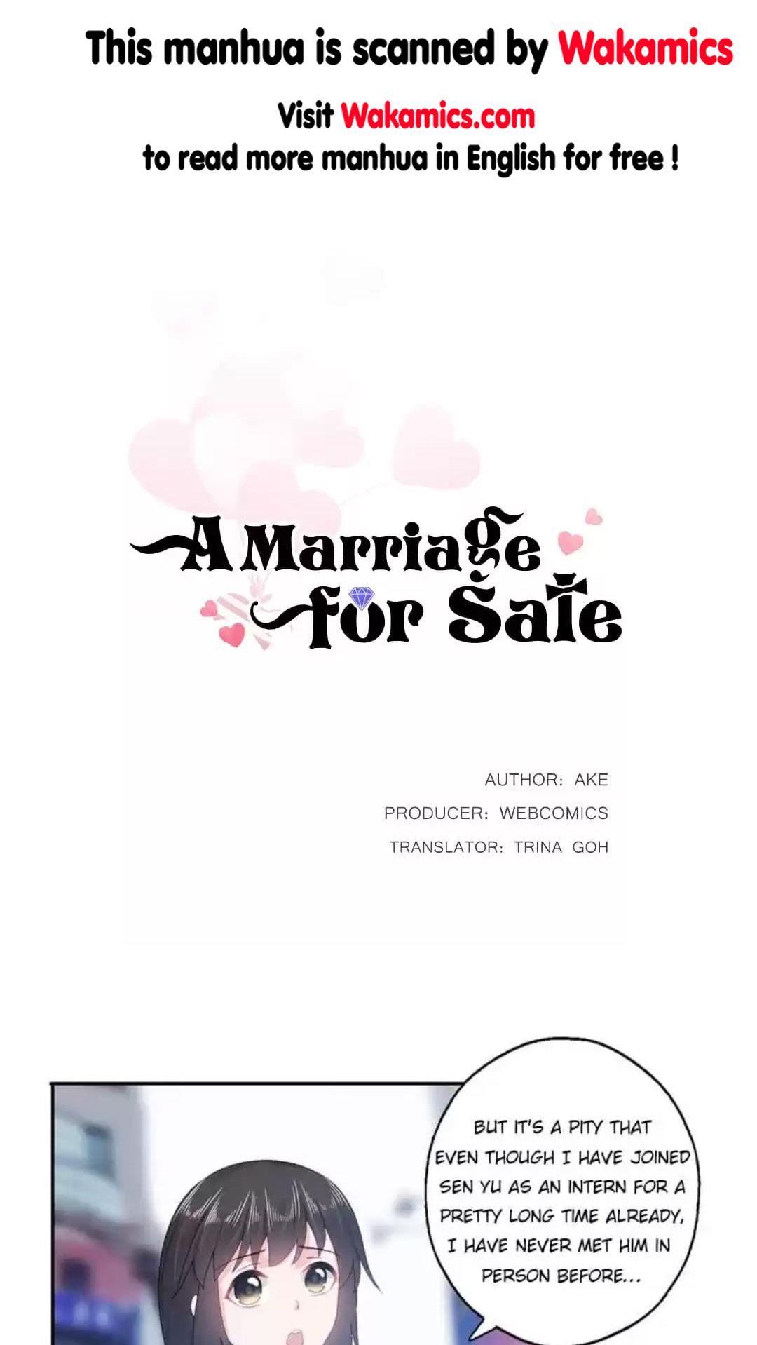 A Marriage for Sale Chapter 39 - page 1