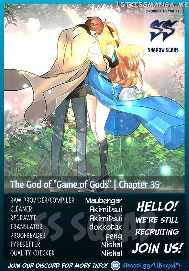 The God of “Game of God” chapter 35 - page 1