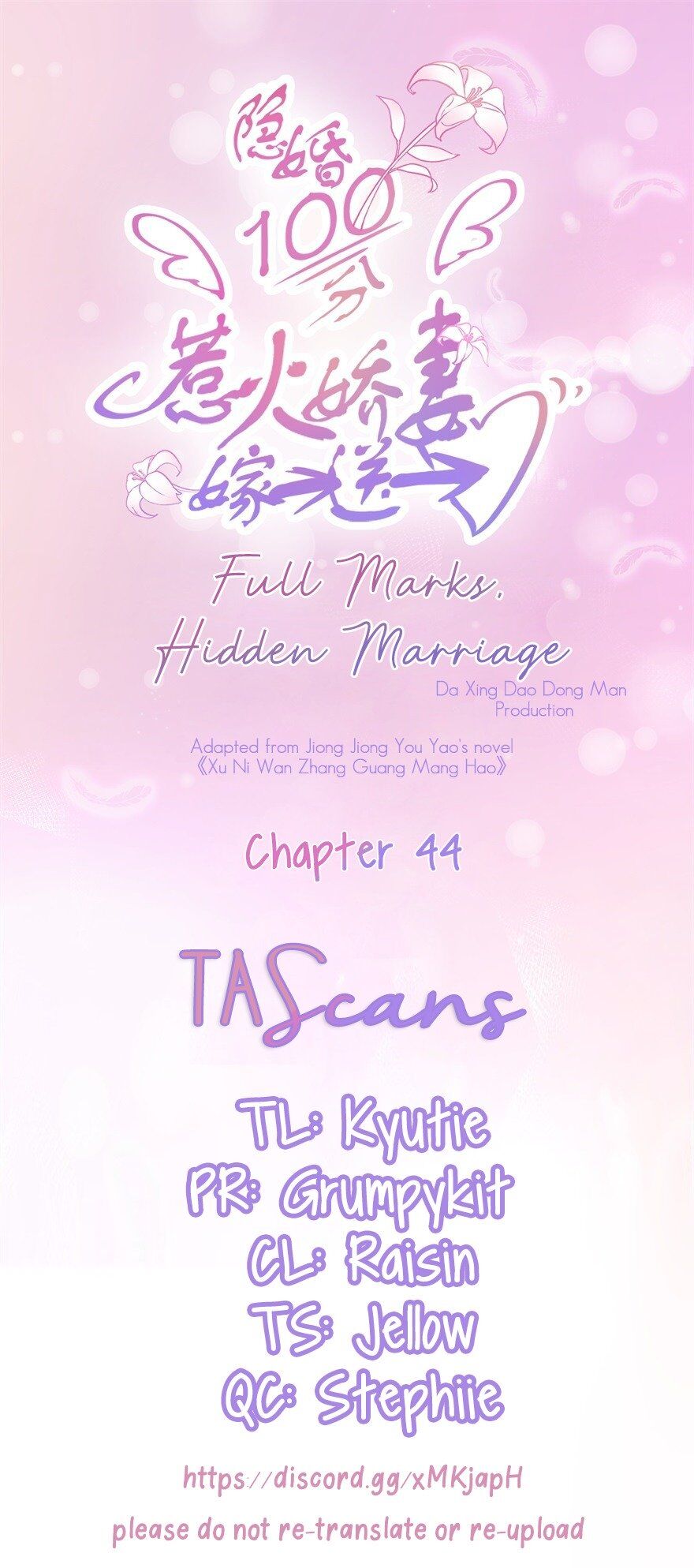 Full Marks Hidden Marriage: Pick Up a Son, Get a Free Husband chapter 44 - page 1