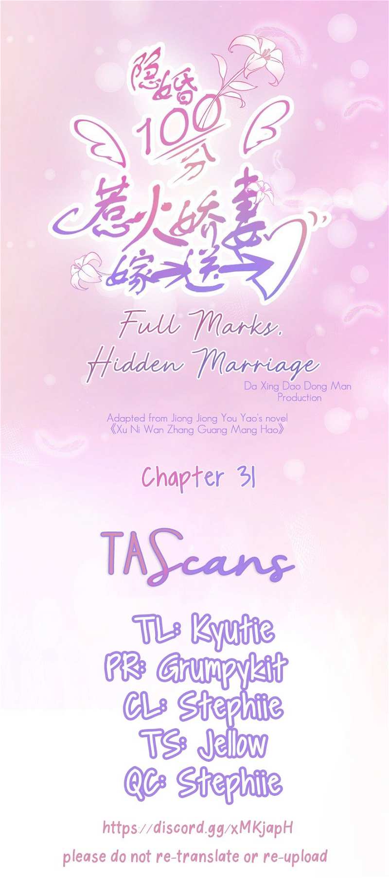 Full Marks Hidden Marriage: Pick Up a Son, Get a Free Husband Chapter 31 - page 1