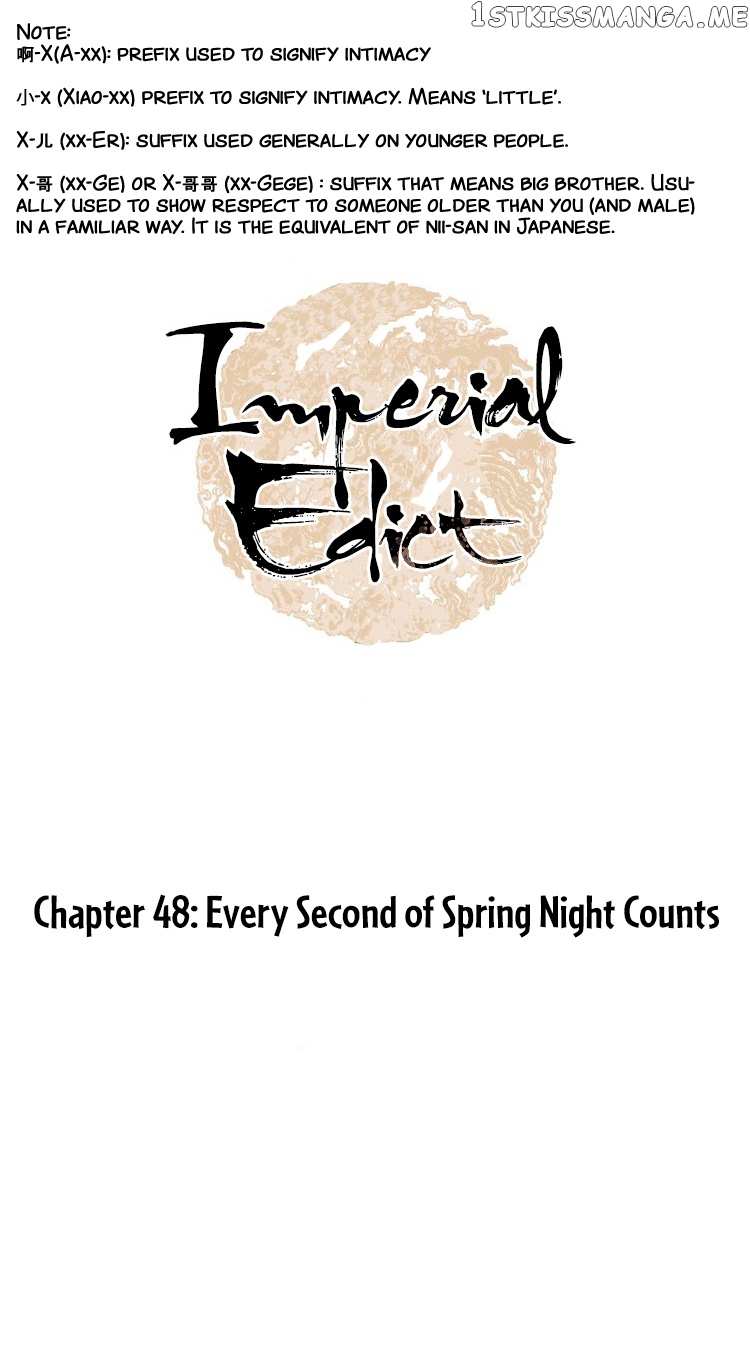 Complying with Imperial Edict ( Imperial Edict ) chapter 48 - page 1
