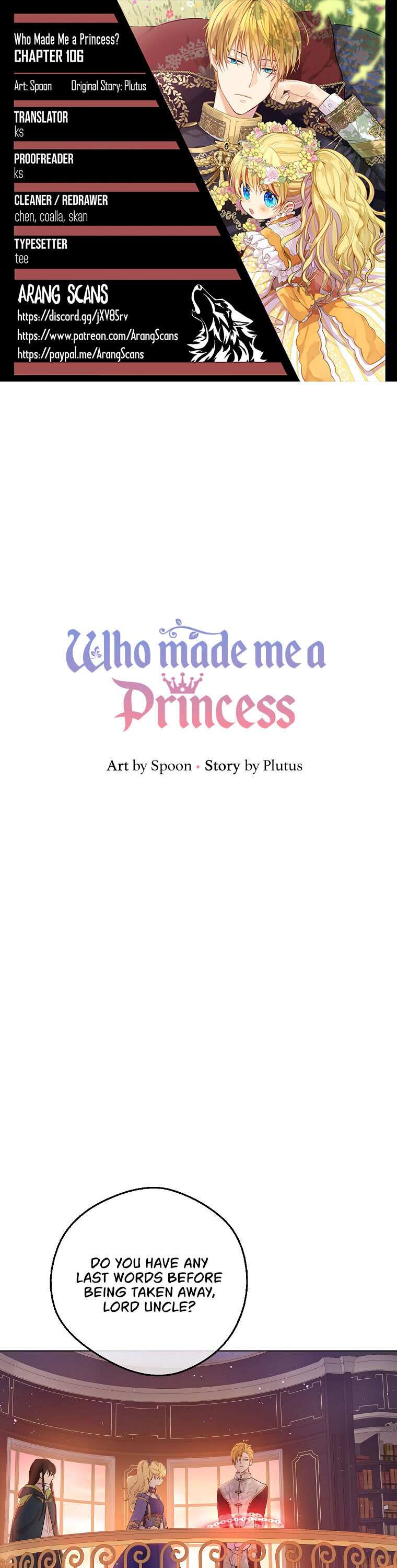 Who Made me a Princess Chapter 106 - page 1