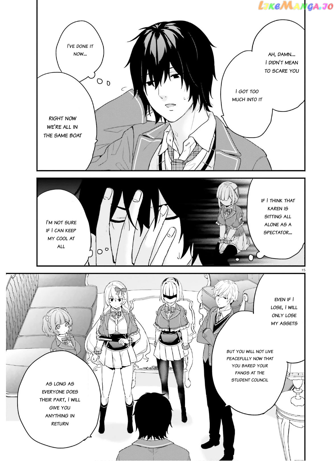 Jishou F-Rank No Oniisama Ga Game De Hyouka Sareru Gakuen No Chouten Ni Kunrin Suru Sou Desu Yo chapter 28 - page 15